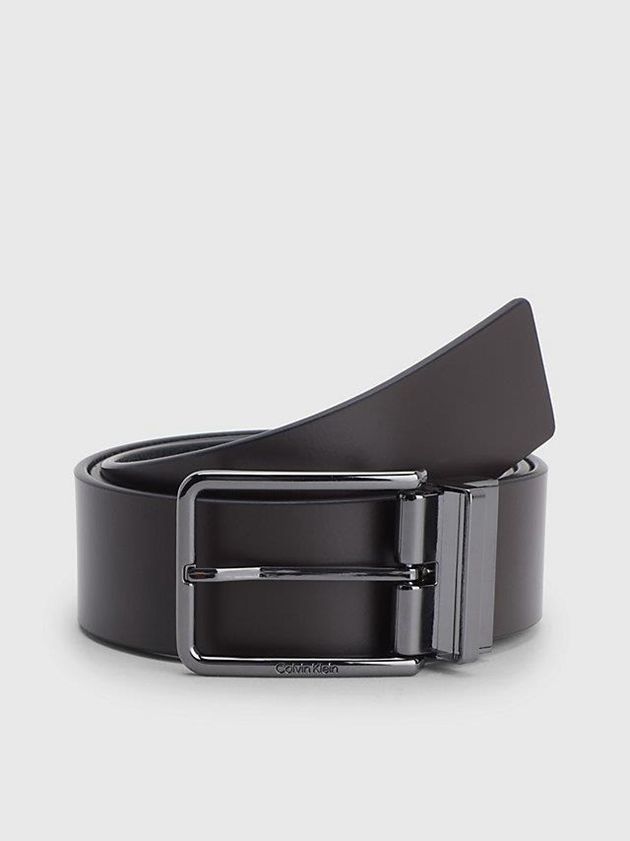 Calvin Klein USA Reversible Leather Mens Belt Black 2918364-FT